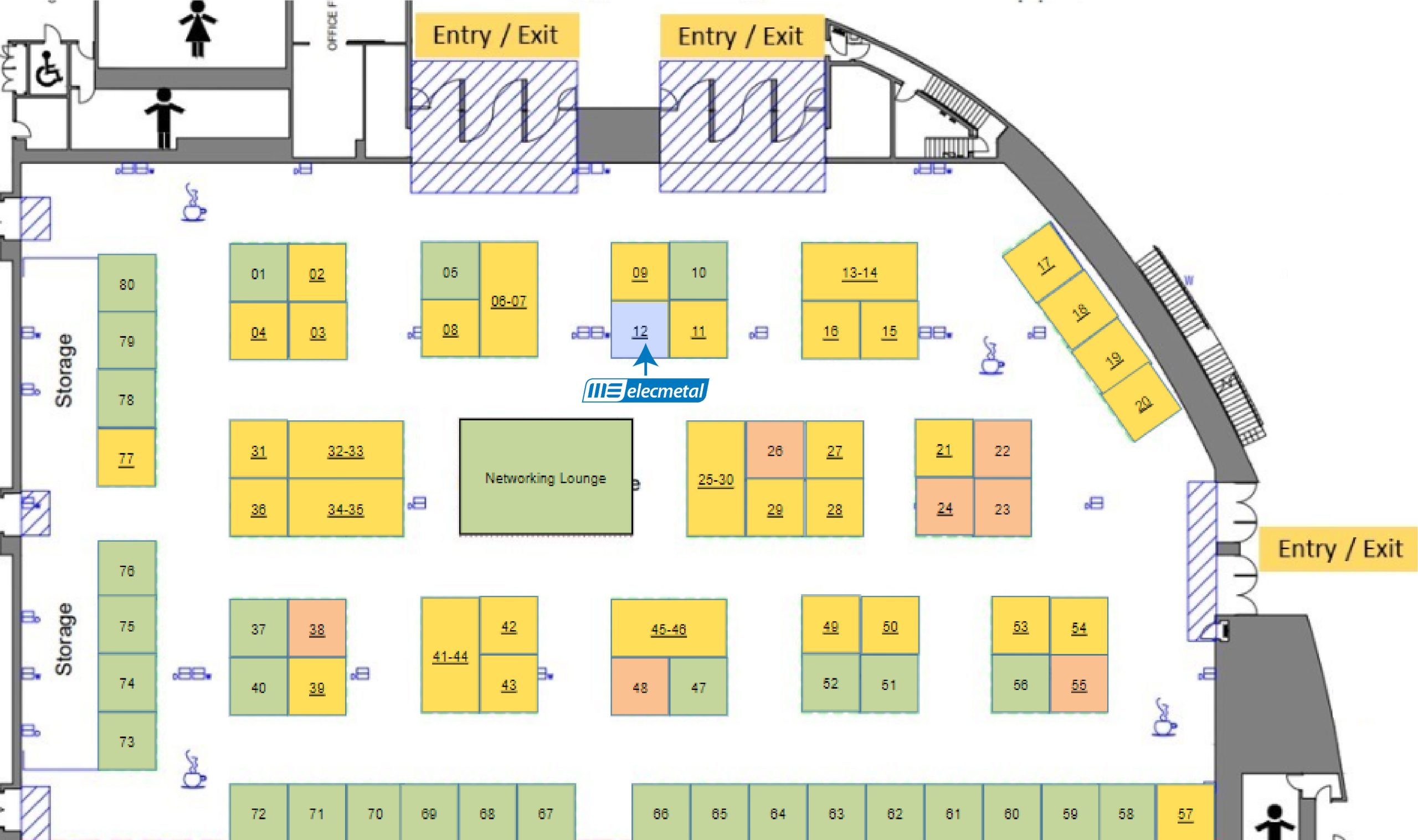 Event floorplan
