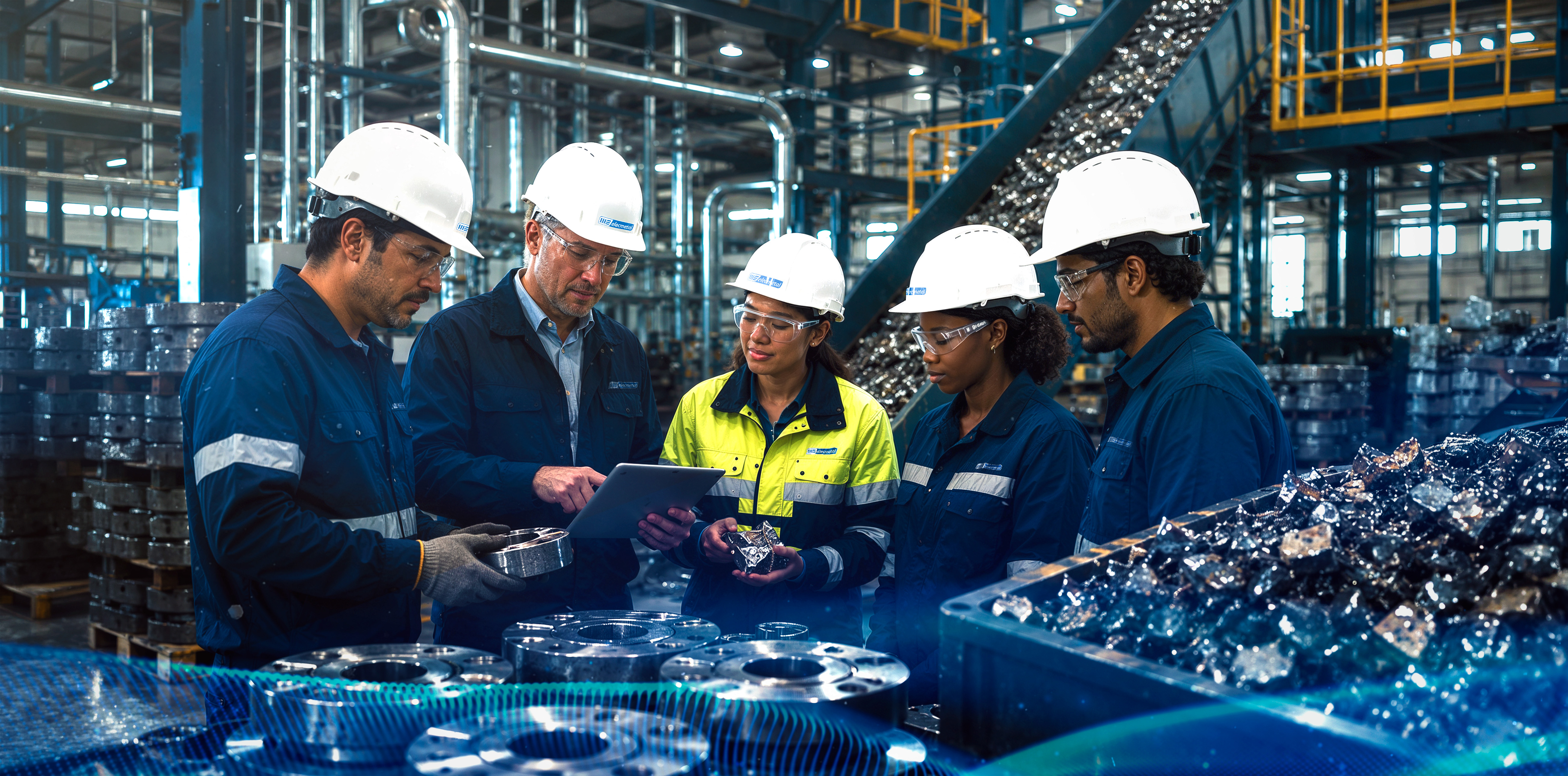 Globally support sustainable mining through a comprehensive environmental approach and increasing the circularity index.